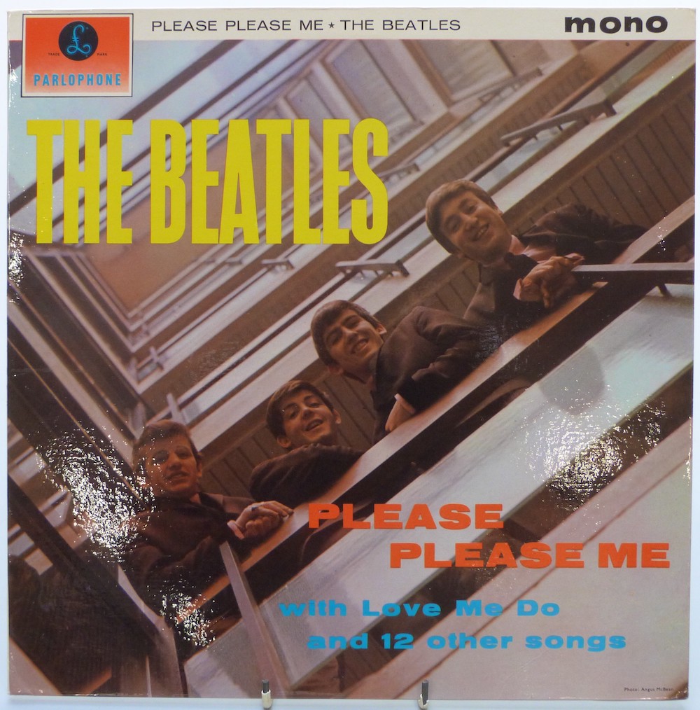 The Beatles Please Please Me (PMC 1202) Black And Gold Label With Dick James Credits In An Original NEMS LTD Polythene Outer Cover Hammer £4,300