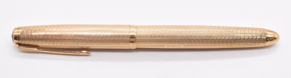 Parker 9Ct Gold Fountain Pen Sold £1,100