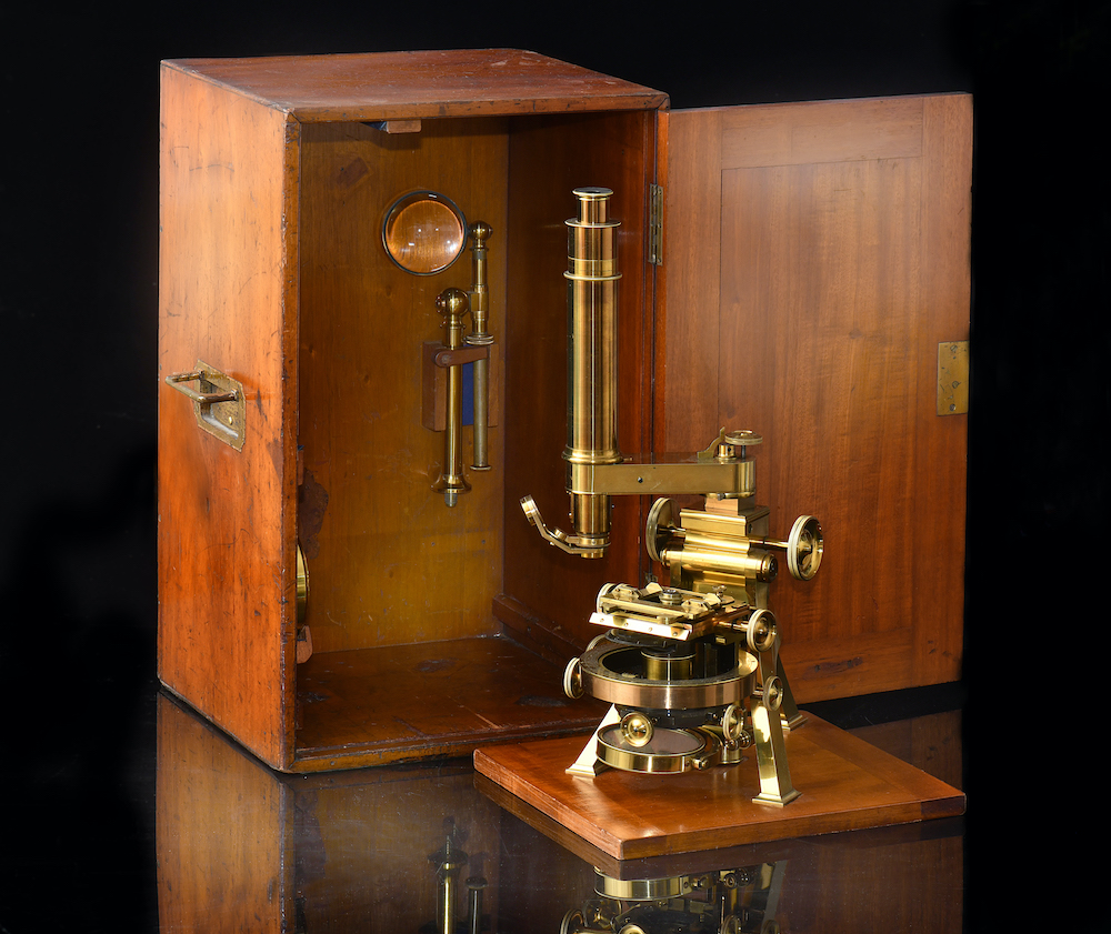 Powell & Lealand Victorian Brass Microscope Sold £6,000