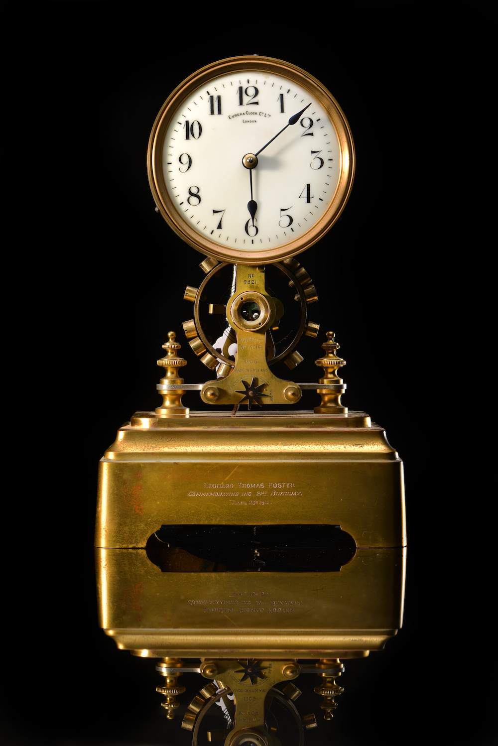 An Electric Eureka Clock Co Ltd London Mantle Clock, Sold For £1200