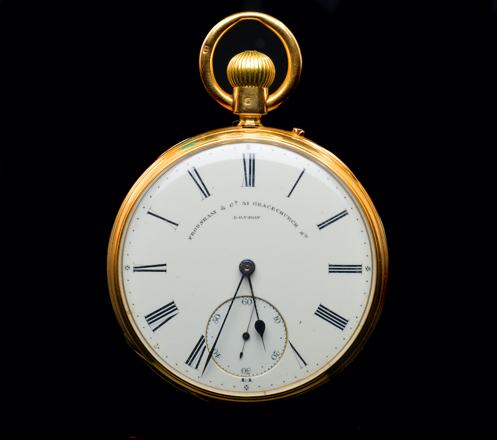 George Edward Frodsham 18Ct Gold Open Faced Pocket Watch Sold £1,200