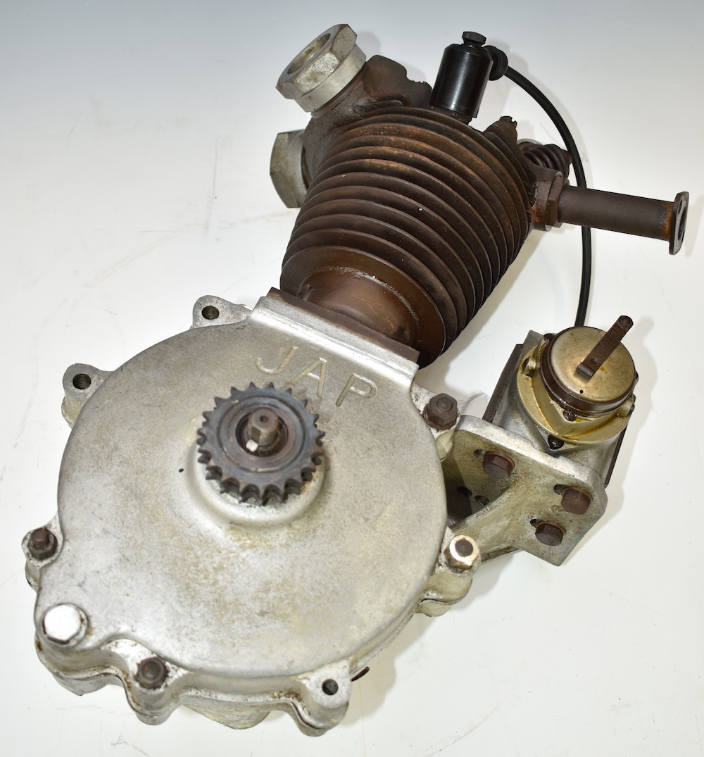 1931 JAP 350Cc Twin Port OHV Engine Fitted With A CK Square Magneto. Sold For £1,200