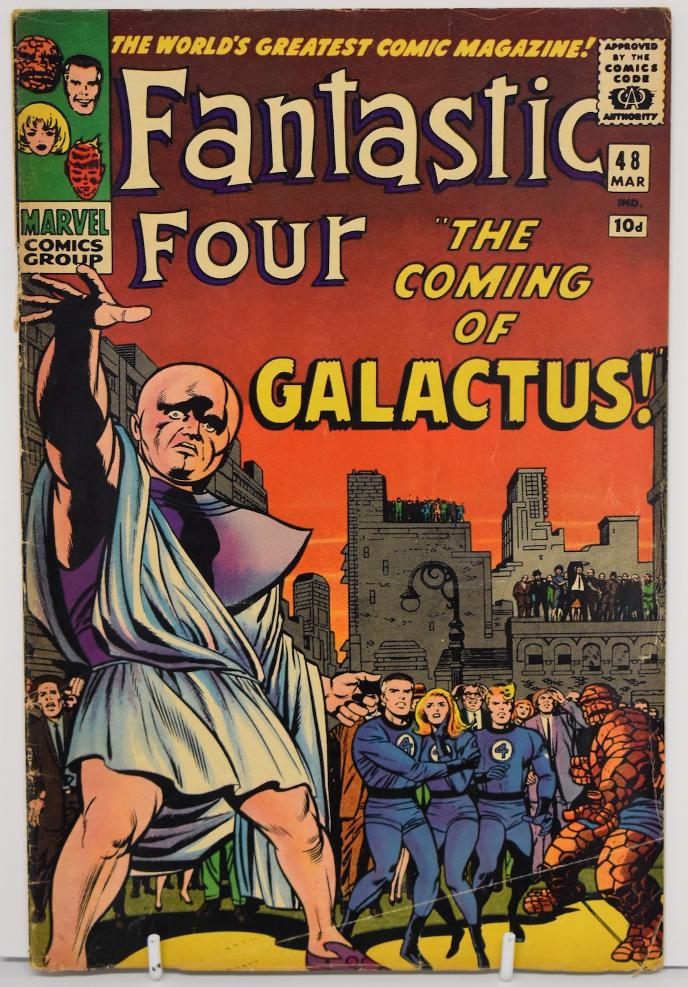 Fantastic Four Issue #48 By Marvel Comics, First Appearance Of Silver Surfer And Galactus (Cameo). HAMMER Ś600