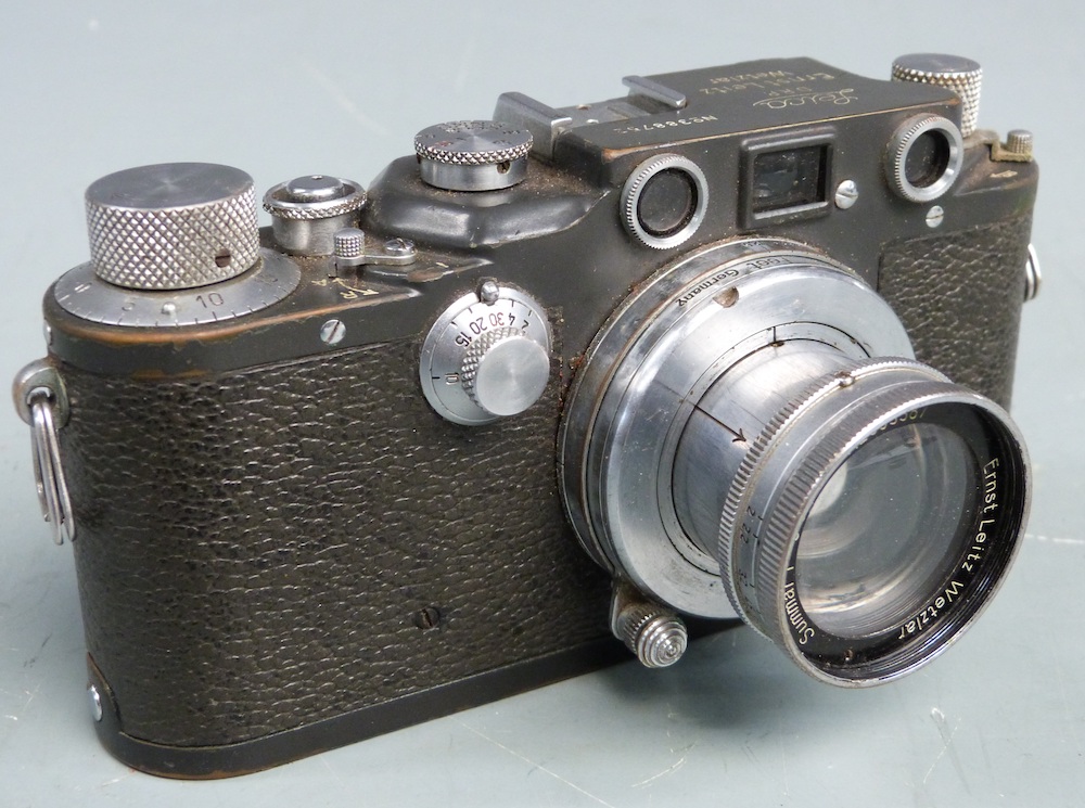 WW2 German Military, Luftwaffe Or Similar Leica Iiic 35Mm Rangefinder Camera Sold For £850
