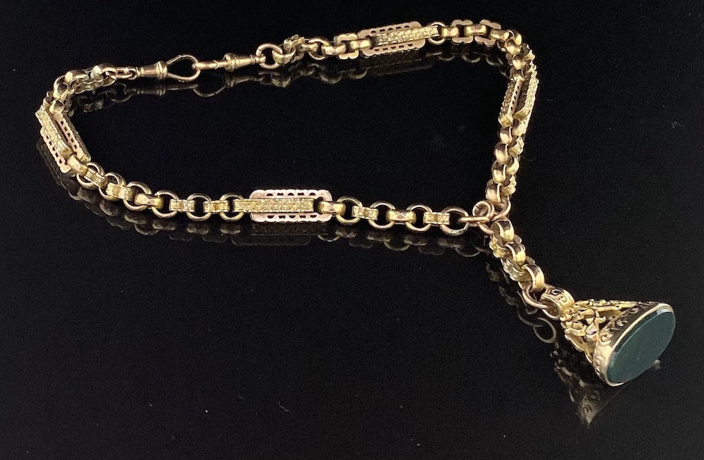 Victorian Albert Chain. Sold For £1,100