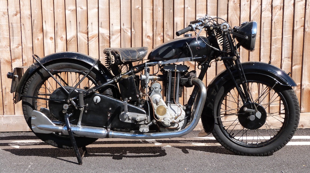 1935 Sunbeam Model 9 500Cc OHV Motorcycle Sold For £7840