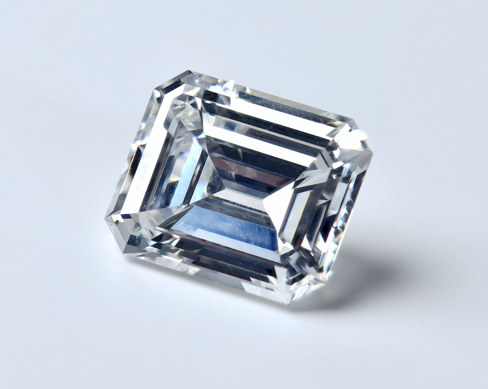 8.2Ct Emerald Cut Diamond. Sold For £95,000
