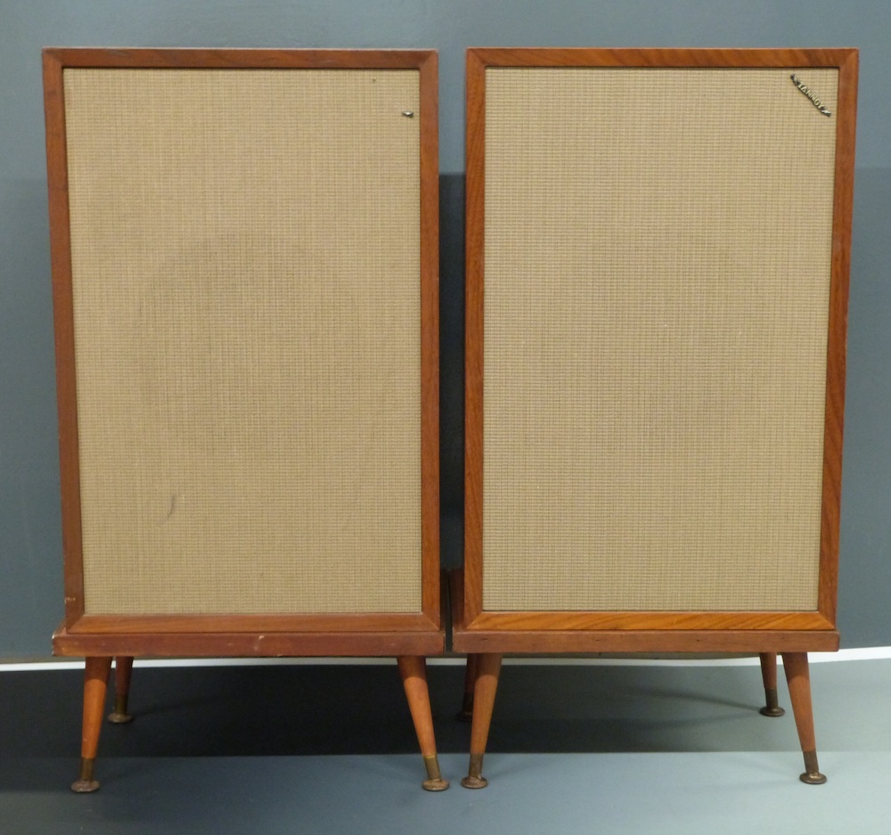 A Pair Of Tannoy Speakers LSUHF3LZ G8U With Matching Stands Sold Ś750